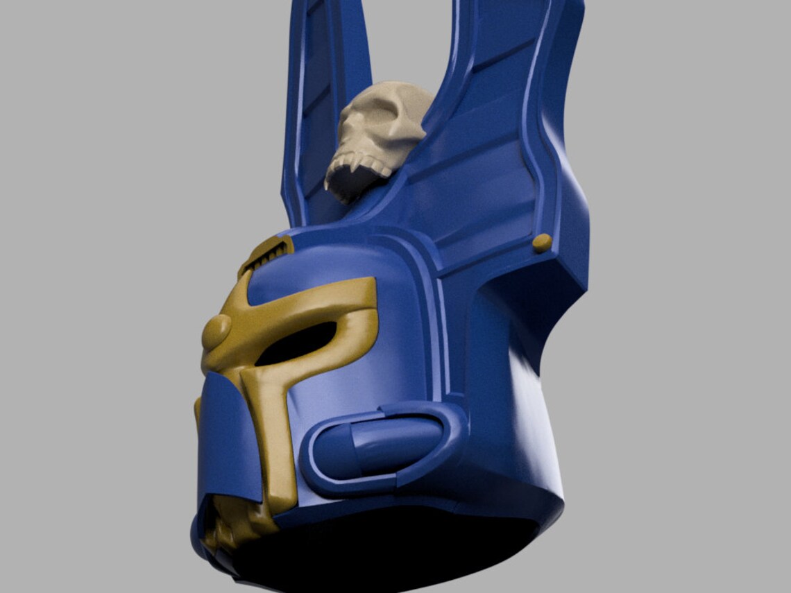 STL 3D Print Files Thousand Sons Rubric Anubis Helmet Space Marine Helmet Cosplay 1:1