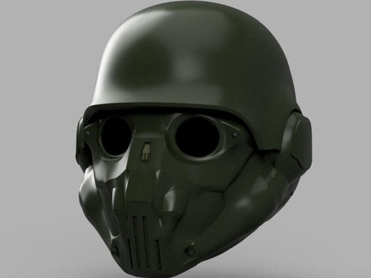 STL 3D Print Files HellDivers 2 - AF-50 Noxious Ranger Helmet DIY KIT Cosplay 1:1 scale