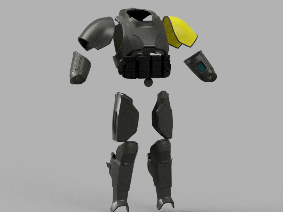 Helldivers 2 - SR-18 Road Blocker Armor Diy KIT Cosplay 1:1 scale