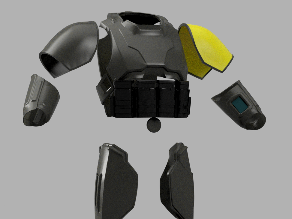 Helldivers 2 - SR-18 Road Blocker Armor Diy KIT Cosplay 1:1 scale