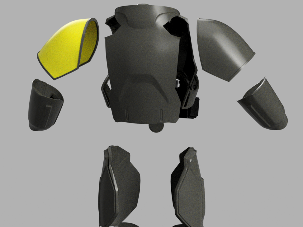 Helldivers 2 - SR-18 Road Blocker Armor Diy KIT Cosplay 1:1 scale