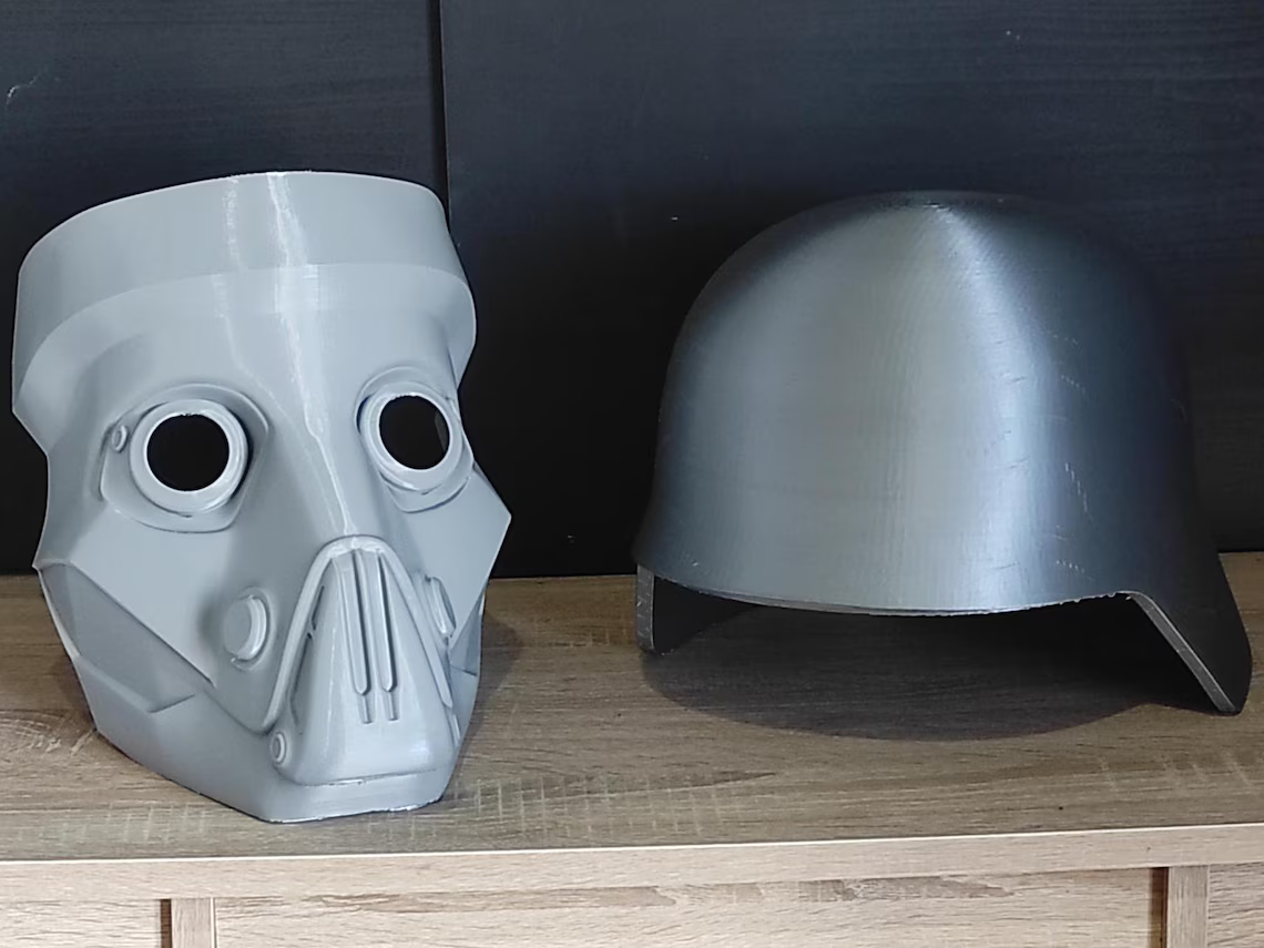 Helldivers 2 - UF-84 Doubt Killer Helmet DIY KIT Cosplay 1:1 scale