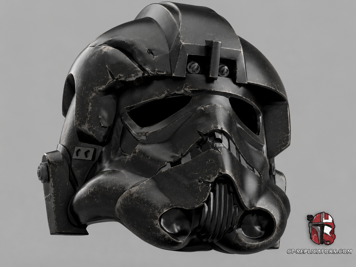 STL 3D Print Files Star Wars Squadron TIE Pilot Veteran Shen Helmet 1:1 Replica Cosplay Battlefront