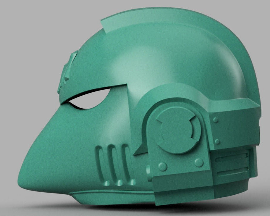 STL 3D Print Files Beakie Corvus Raven Guard Space Marine Helmet MK X MK 10 Cosplay 1:1 (kopia)