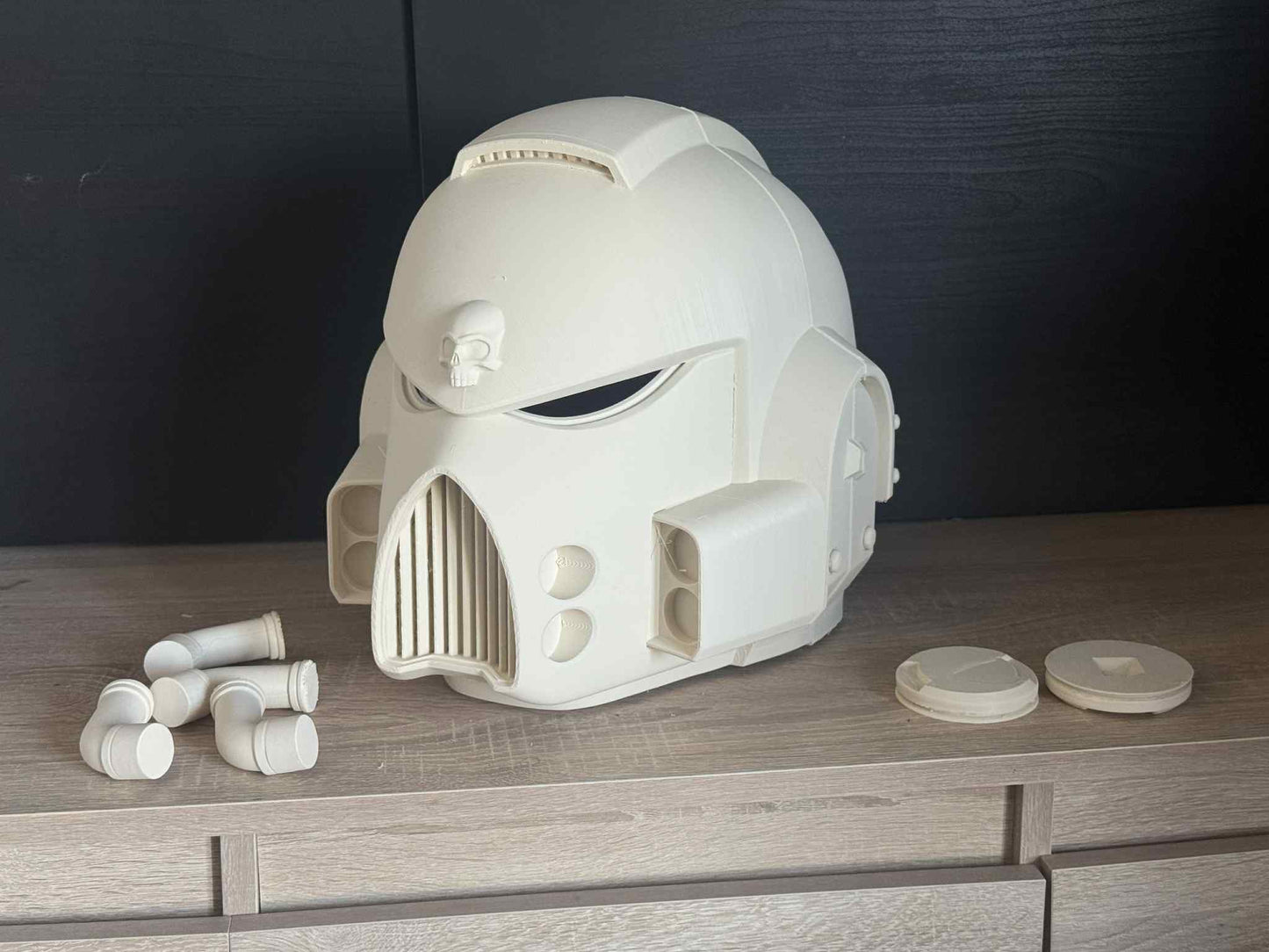 MK7 Aquila Space Marine SM2 Helmet PVP Update 1:1 Cosplay Replica