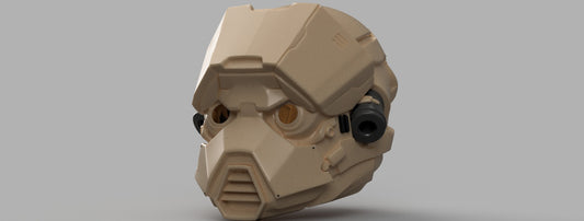 STL 3D Print Files Helldivers 2 - CE-74 Breaker Helmet DIY Kit Cosplay 1:1 scale