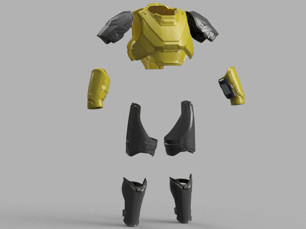 Helldivers 2 - B0-1 Tactical Armor DIY KIT Cosplay 1:1 scale