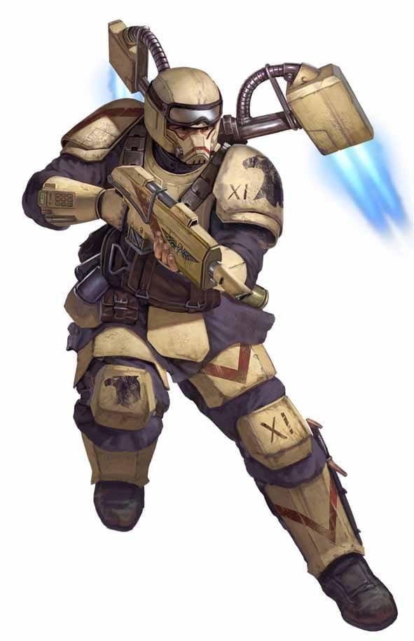 ((PRE-ORDER)) STL 3D Print Files Cadian Drop (Jet Trooper) Imperial Guardsman Shock Trooper Armor Cosplay Replica 1:1