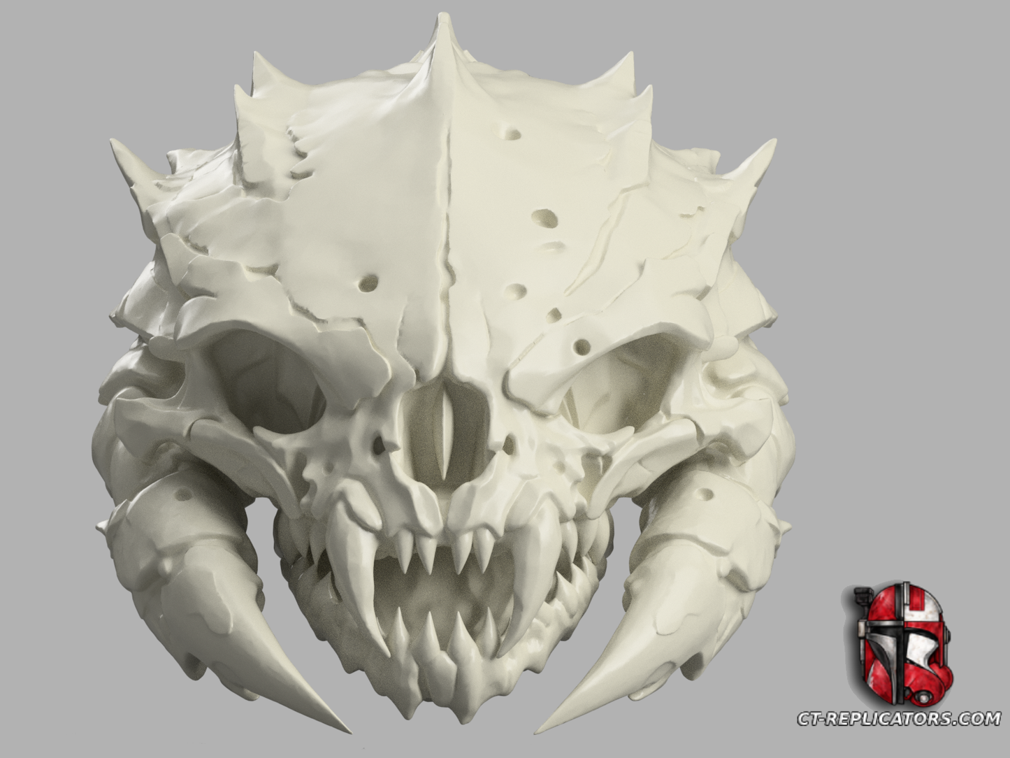STL 3D Print Files Radscorpion Skull trophy - Fallout 1:1 scale