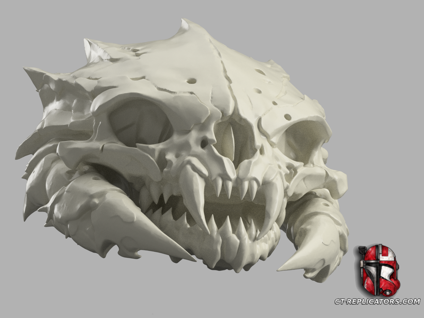 STL 3D Print Files Radscorpion Skull trophy - Fallout 1:1 scale