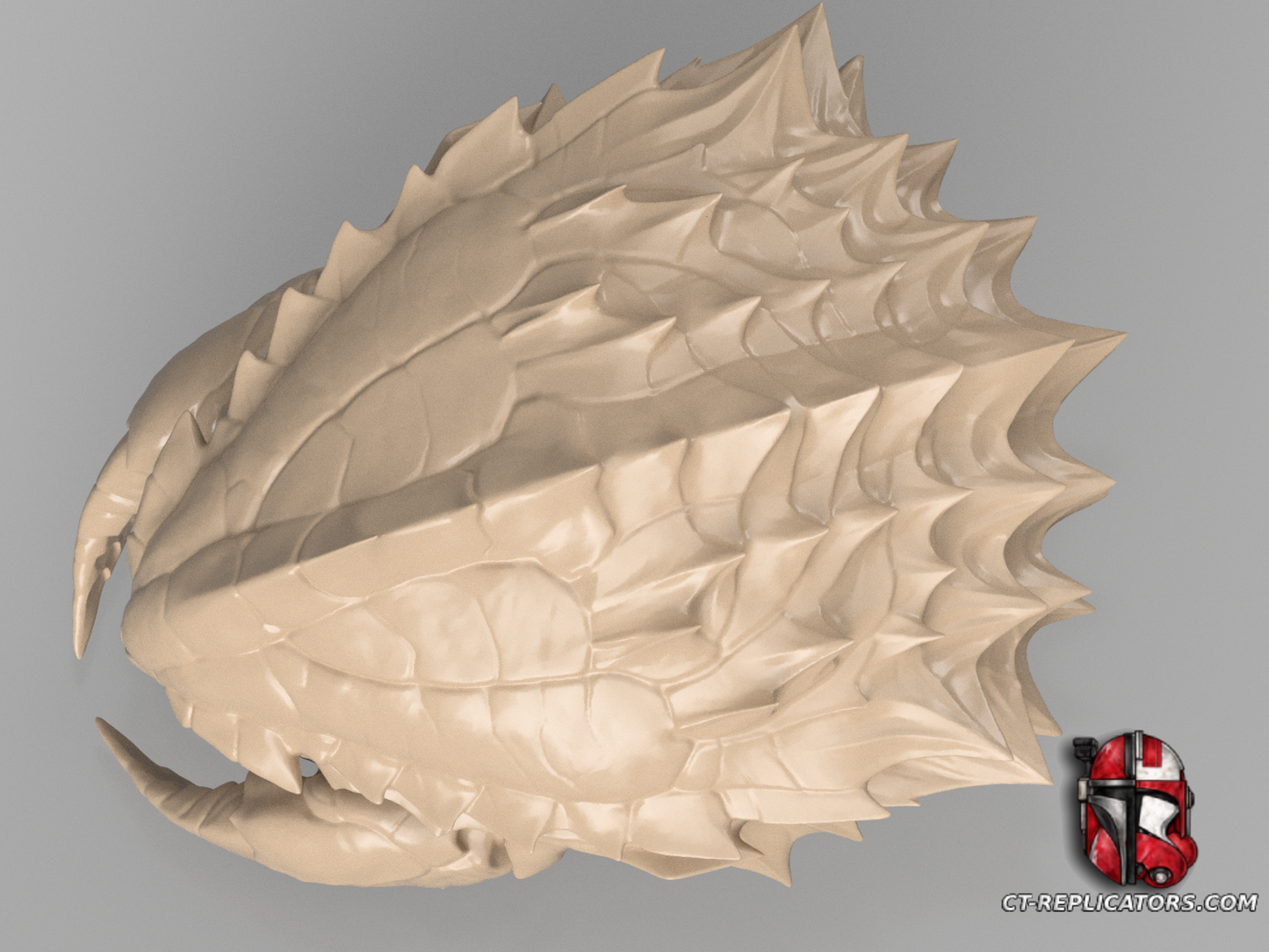 STL 3D Print Files Mirelurk Skull trophy - Fallout 1:1 scale