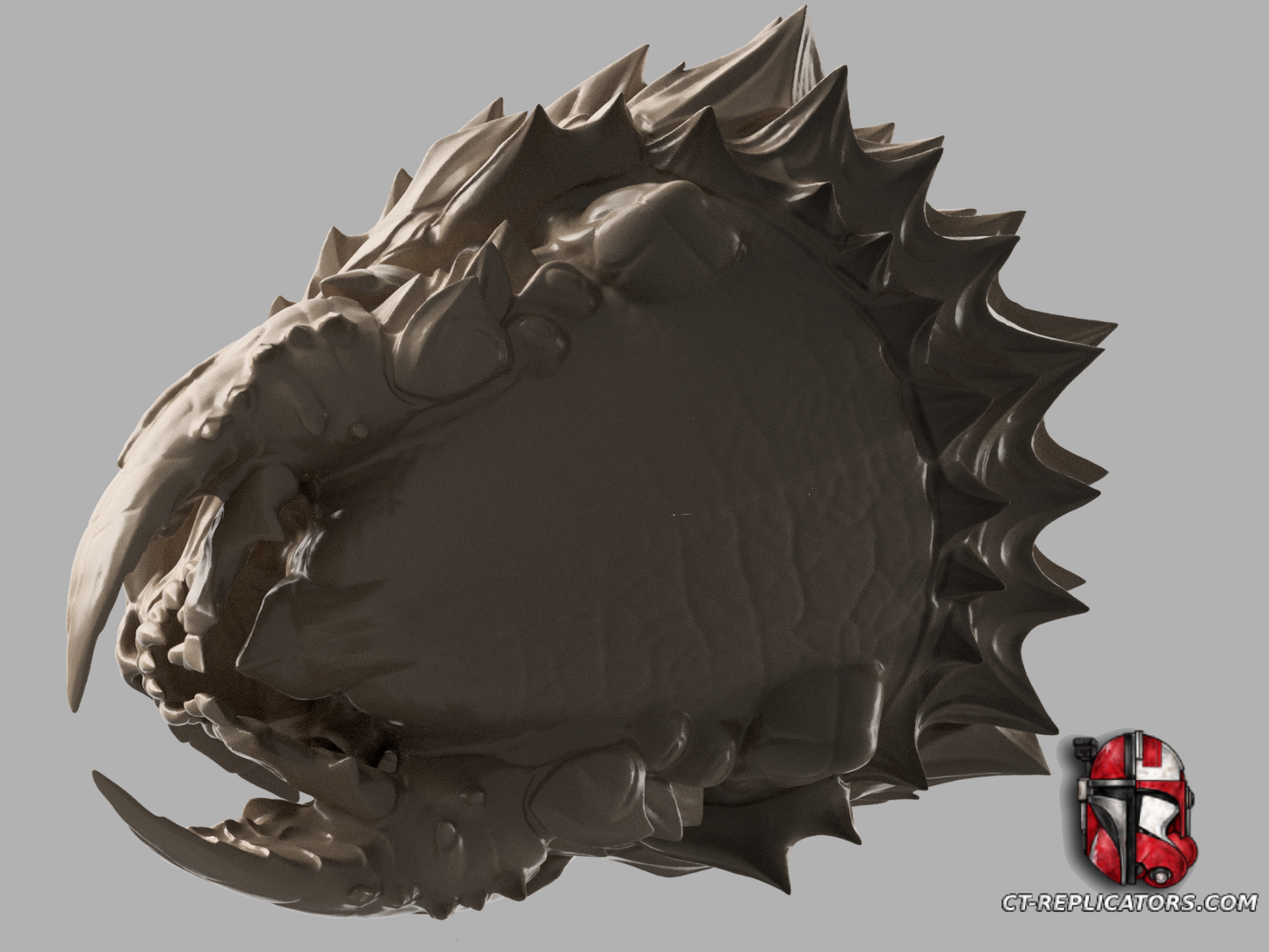 STL 3D Print Files Mirelurk Skull trophy - Fallout 1:1 scale