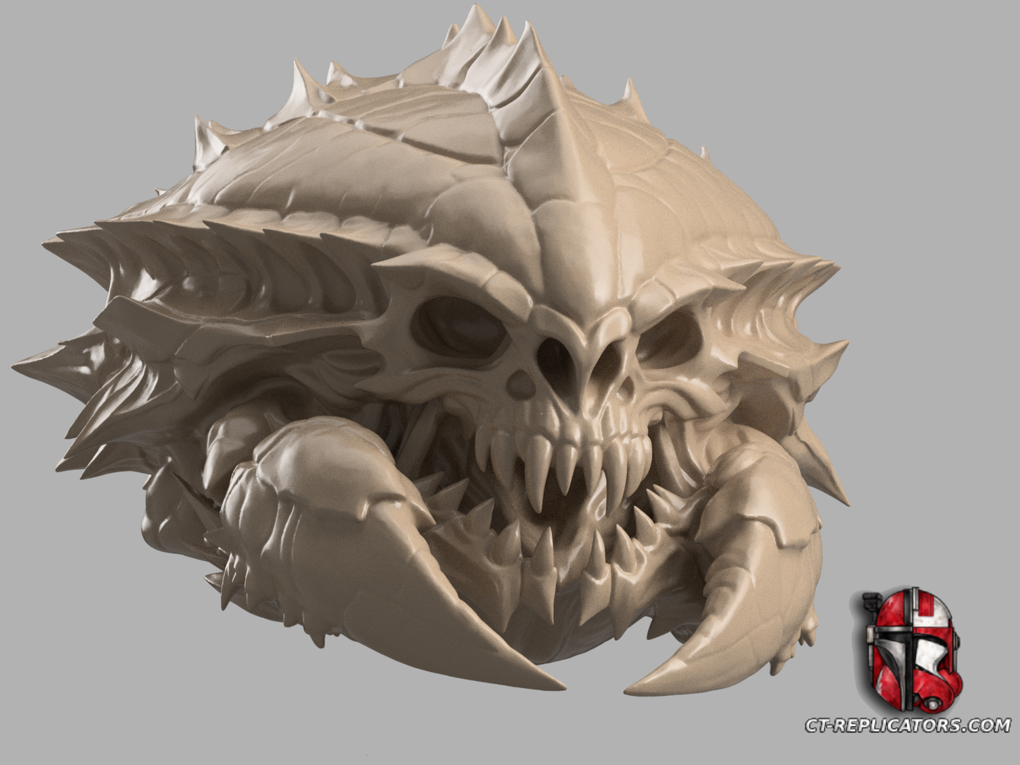 STL 3D Print Files Mirelurk Skull trophy - Fallout 1:1 scale