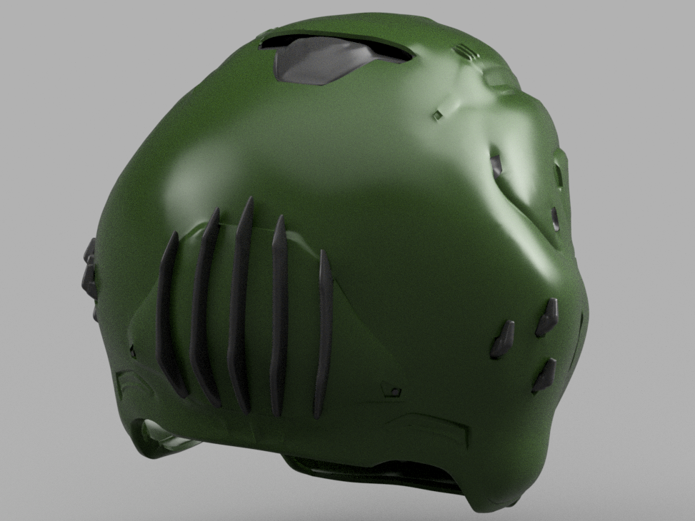 Doom Eternal Doom Guy Helmet Diy KIT Cosplay 1:1 scale