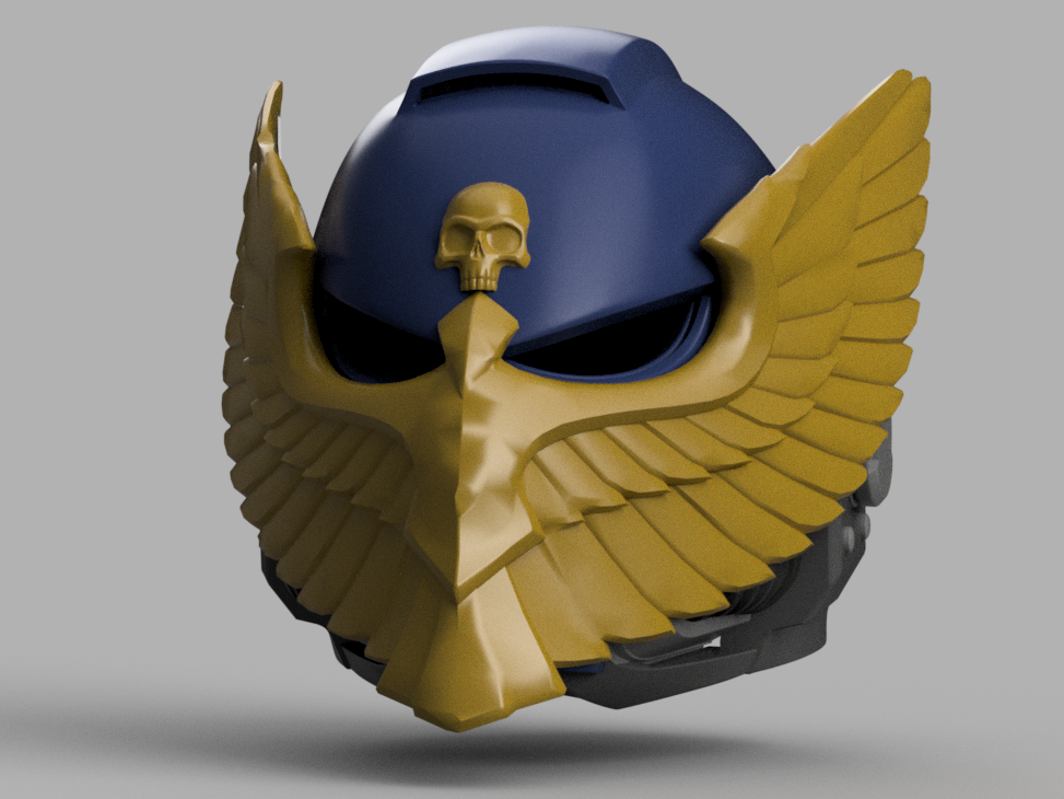 STL 3D Print Files Space Marine Helmet Warhammer Victrix Bulwark Honour Guard Eagle Primaris Astartes MK X MK 10 Wh40k Helmet Cosplay 1:1 (kopia)