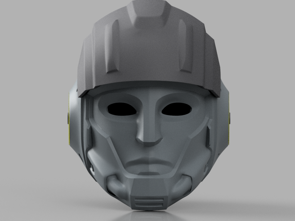 STL 3D Print Files Helldivers 2 - IE-3 Martyr Helmet DIY Kit Cosplay 1:1 scale