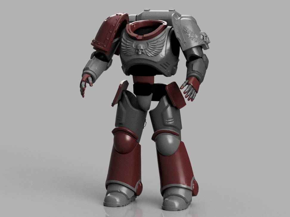 STL 3D Print Files Space Marine Armor 3D print files Replica Cosplay 3D print 1:1 SM2