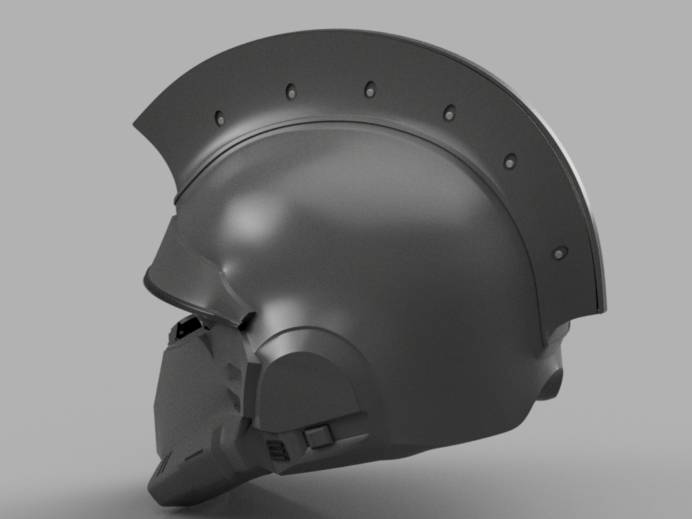 STL 3D Print Files Helldivers 2 - SR-18 Road Blocker Helmet Diy KIT Cosplay 1:1 scale