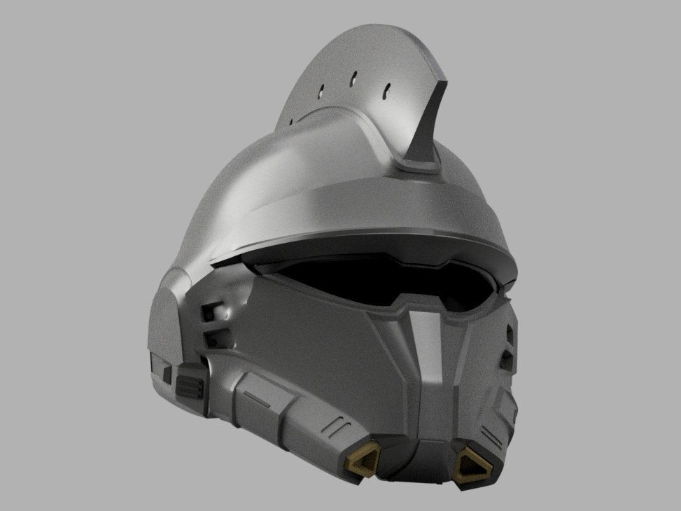 Helldivers 2 - SR-18 Road Blocker Helmet Diy KIT Cosplay 1:1 scale