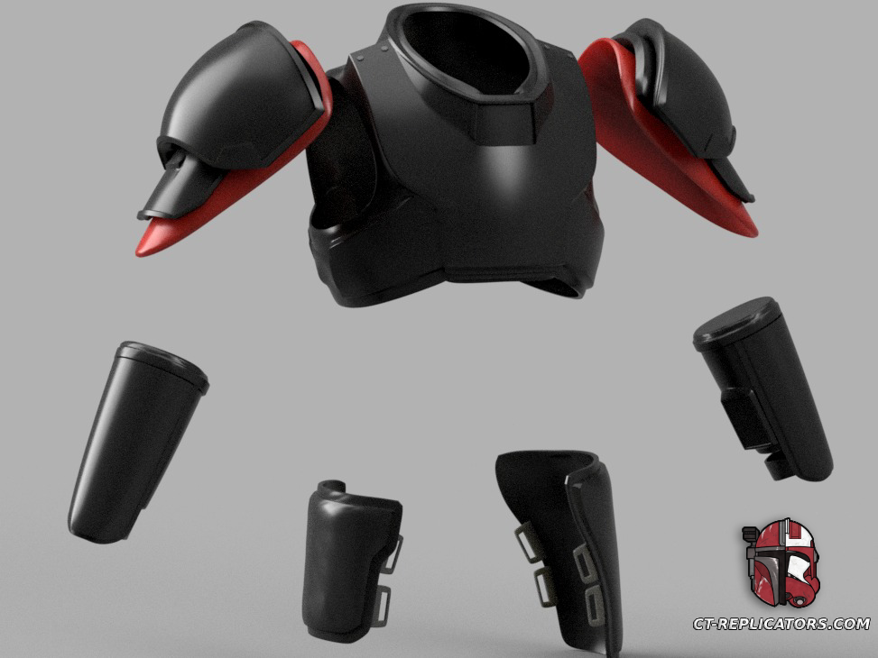 STL 3D Print Files Helldivers 2 UF-84 Doubt Killer Armor Diy Kit Cosplay 1:1