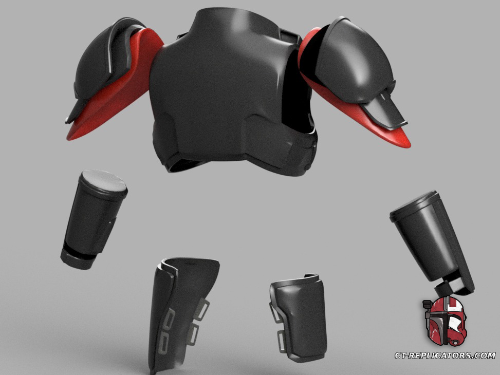 STL 3D Print Files Helldivers 2 UF-84 Doubt Killer Armor Diy Kit Cosplay 1:1