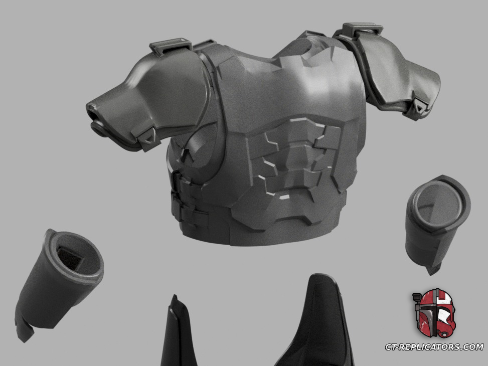 STL 3D Print Files Helldivers 2 AF-91 Field Chemist Armor Diy Kit Cosplay 1:1