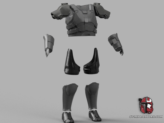STL 3D Print Files Helldivers 2 AF-91 Field Chemist Armor Diy Kit Cosplay 1:1