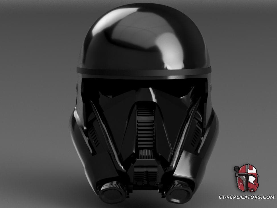 STL 3D Print Files Death Trooper Helmet Rouge One 1:1 Star Wars Cosplay