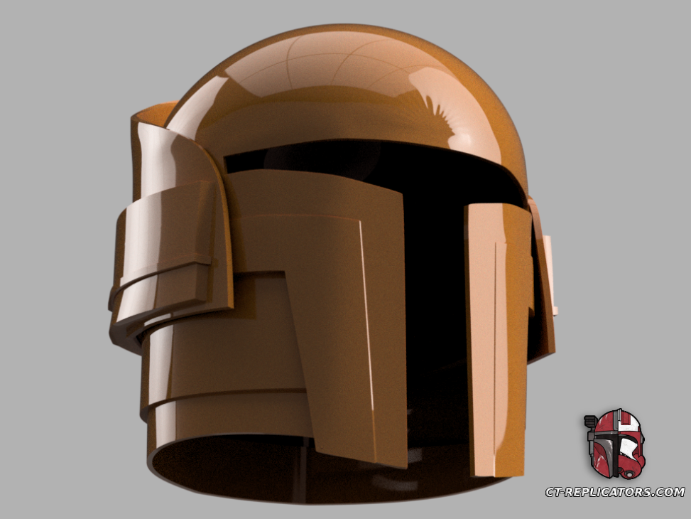 STL 3D Print Files Charismatic Mandalorian Helmet SWTOR Old Republic Star Wars Cosplay