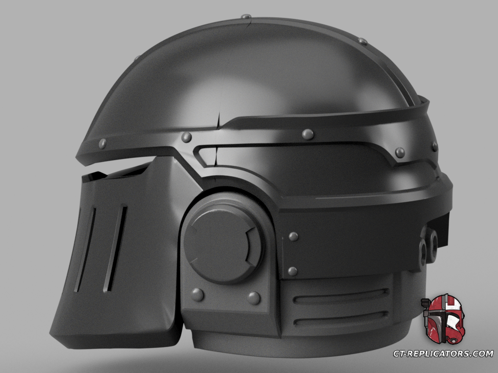 STL 3D Print Files Iron Warriors Space Marine Heavy Heretic Astartes MK X MK 10 Helmet Cosplay 1:1 Warhammer 40k