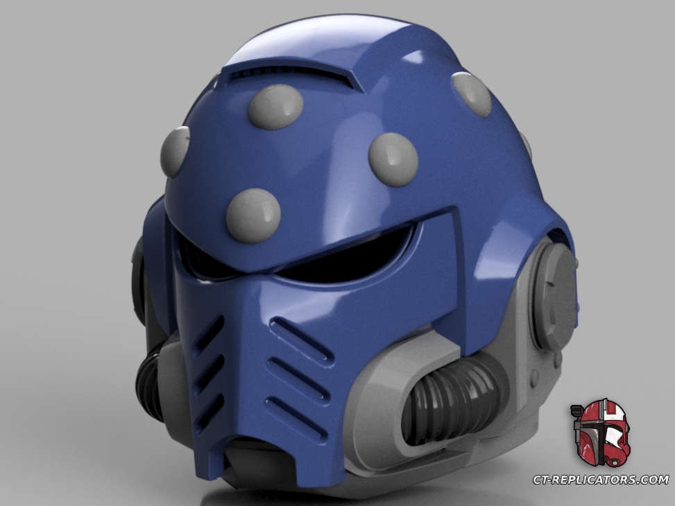 STL 3D Print Files Space Marine Helmet Warhammer Skull Primaris Astartes Helmet MK X MK 10 Wh40k Helmet Cosplay 1:1 (kopia)