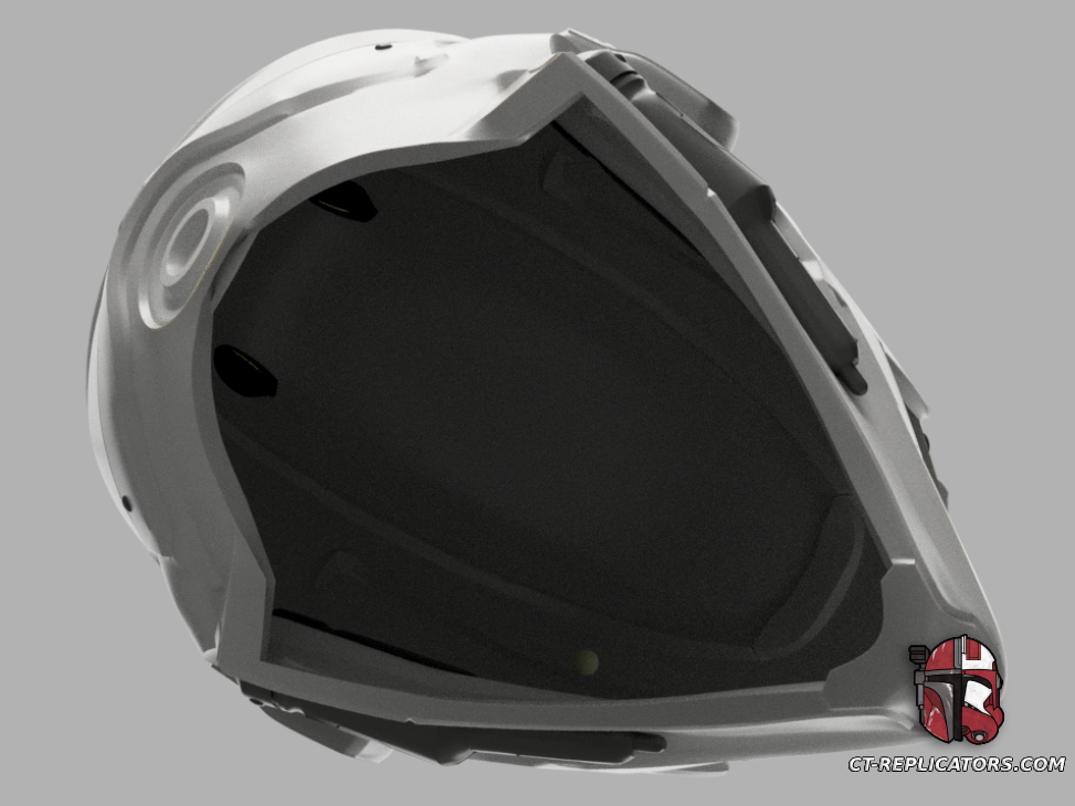 STL 3D Print Files Helldivers 2 - CM-21 Trench Paramedic Helmet Diy KIT Cosplay 1:1 scale