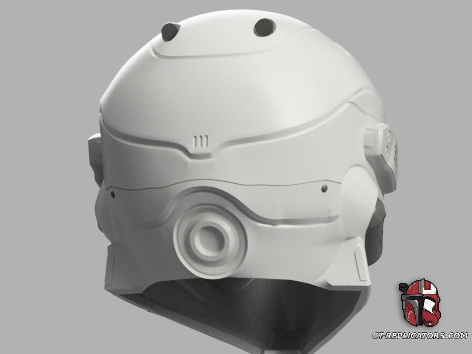 STL 3D Print Files Helldivers 2 - CM-21 Trench Paramedic Helmet Diy KIT Cosplay 1:1 scale