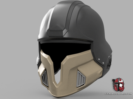 STL 3D Print Files Helldivers 2 - DP-11 Champion Of The People Helmet Diy KIT Cosplay 1:1 scale