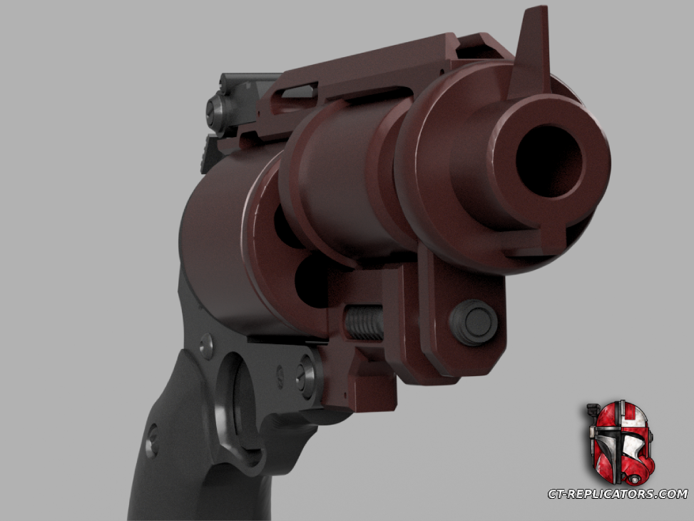 STL 3D Print Files (Short) Bolter Revolver Replica Cosplay (human size) Cosplay 1:1 DARK TIDE