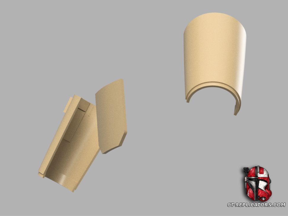 STL 3D Print Files Cadian Drop (Jet Trooper) Imperial Guardsman Shock Trooper Armor Cosplay Replica 1:1