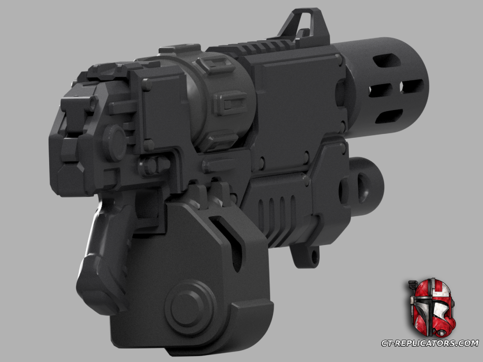 STL 3D Print Files Bolter Melta Combi Hybrid SM2 3D print files Replica Cosplay 3D print model