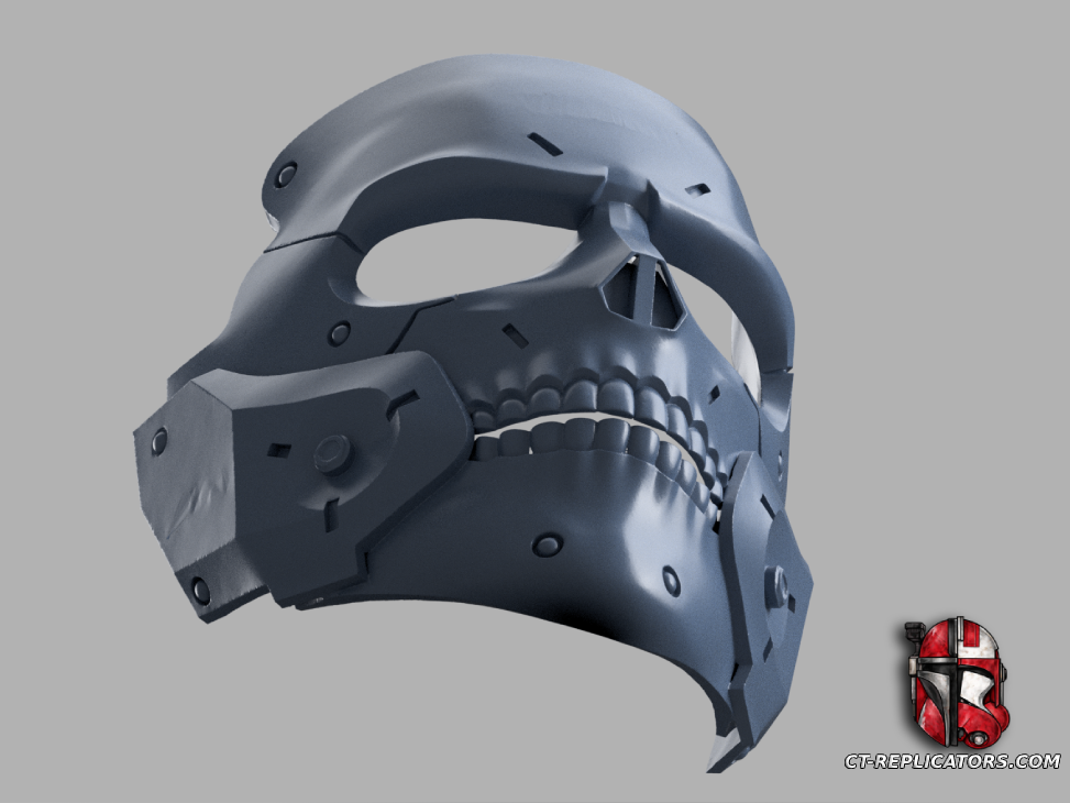 STL 3D Print FIles Die Hardman Mask Death Stranding Cosplay 1:1 Replica