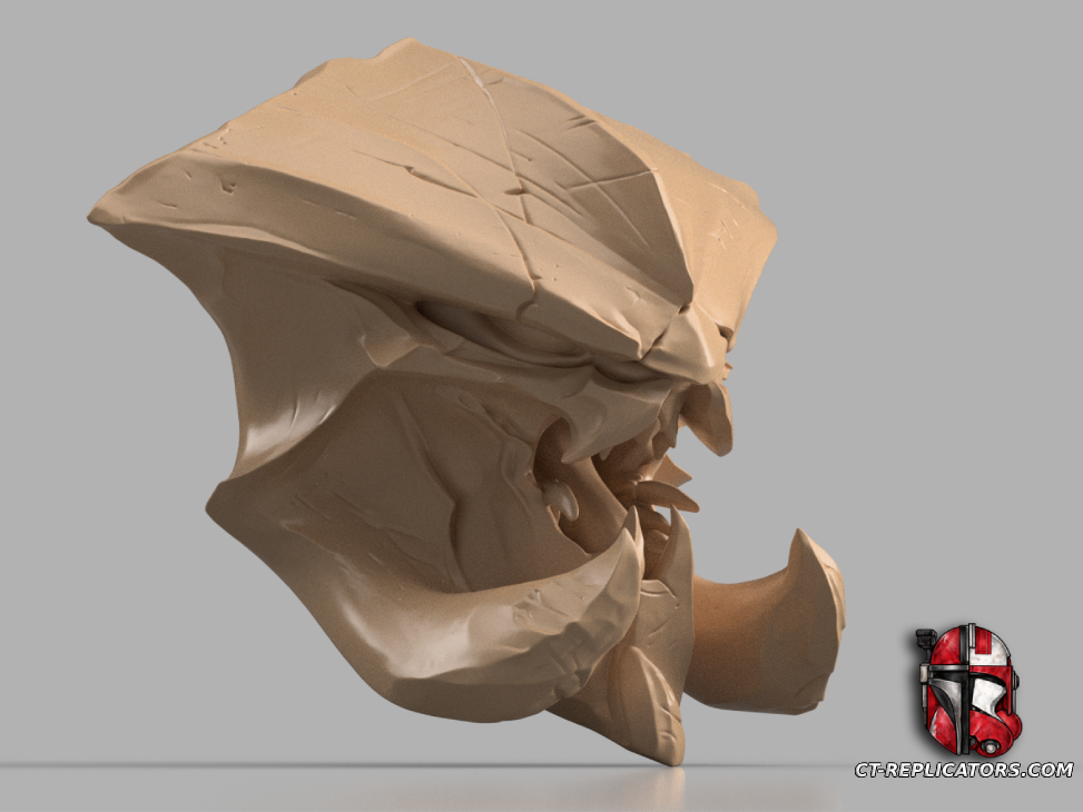 STL 3D Print Files Skarner Head trophy - League Of Legends 1:1 scale