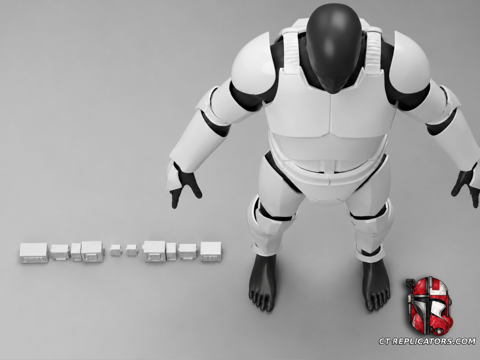 Clone Trooper Armor Phase 1 2 ROTS Battlefront 2 1:1 Star Wars Cosplay