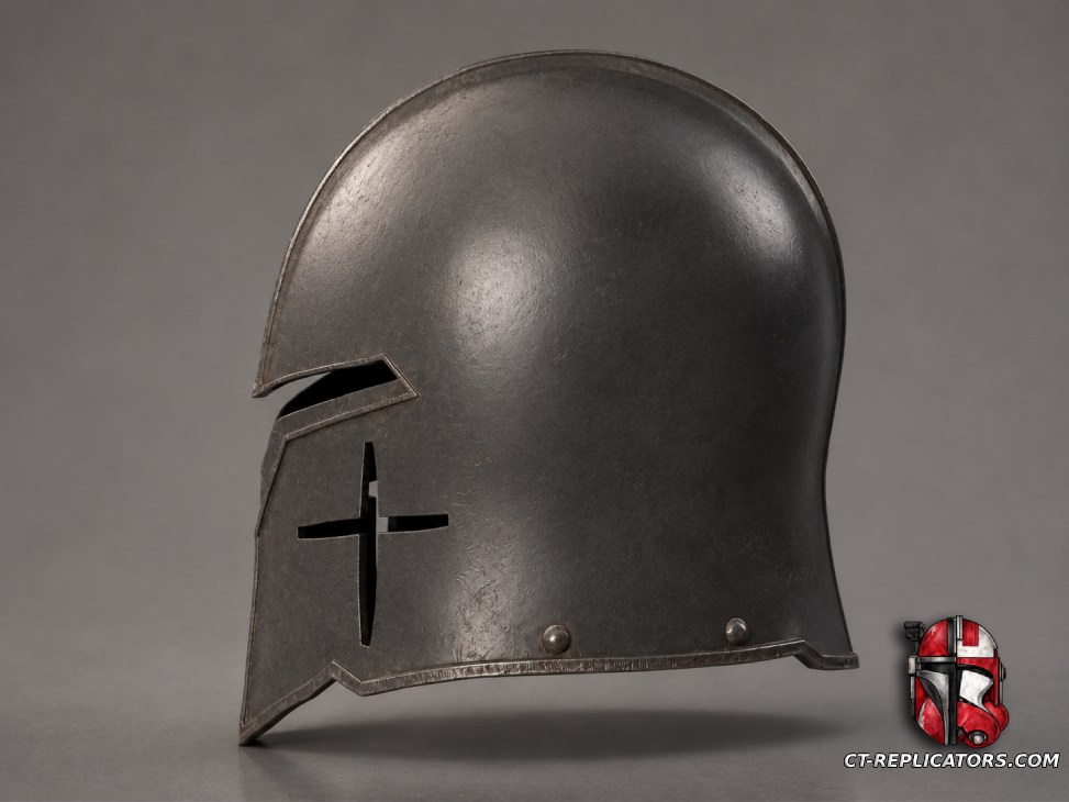 STL 3D Print Files Dark Fantasy Templar Helmet 1:1 Cosplay Replica