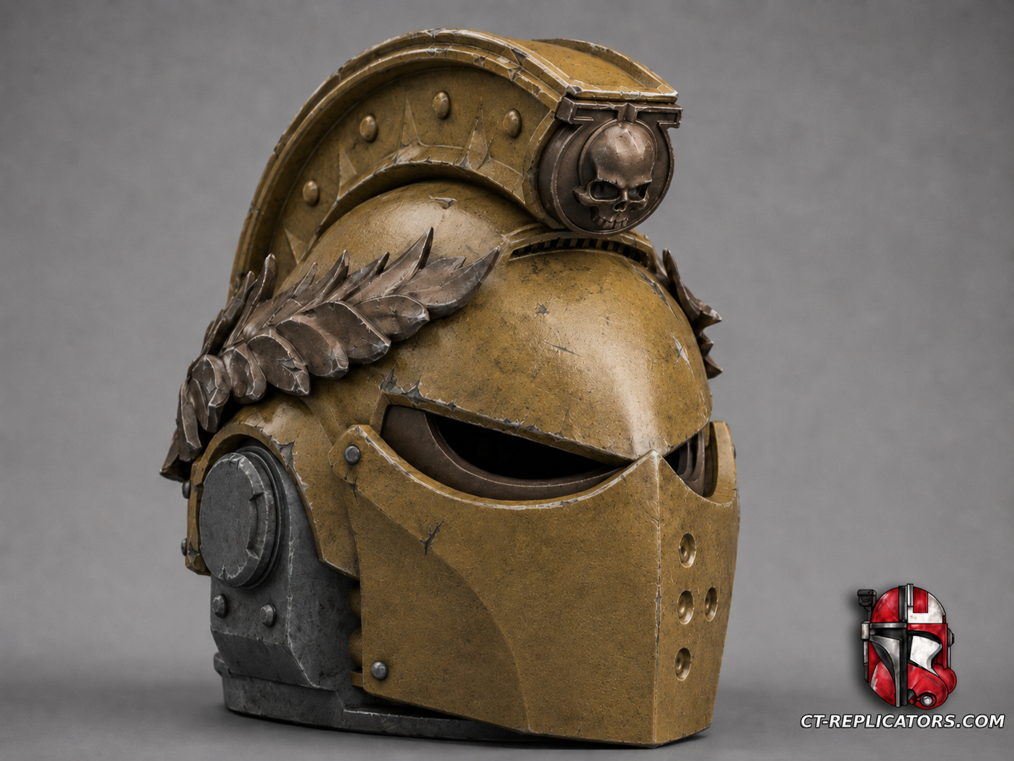 Chapter Champion Space Marine 2 Helmet 1:1 Cosplay Replica