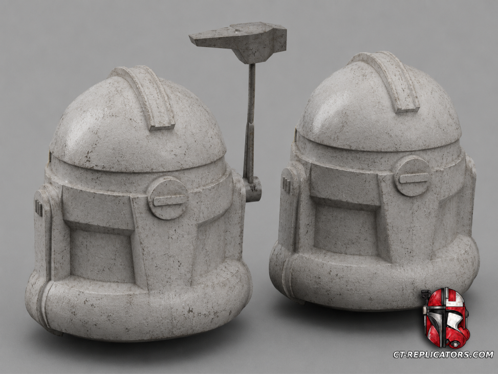 STL 3D Print Files Animated Clone Trooper Helmet TCW Phase 2 and ARC Star Wars Cosplay 1:1