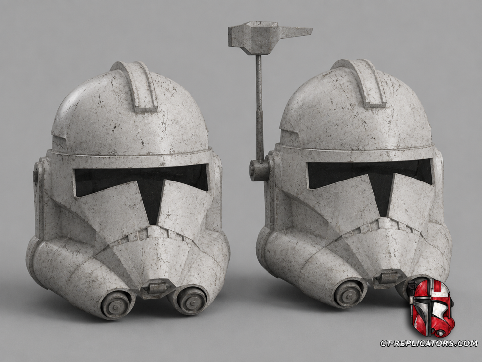 STL 3D Print Files Animated Clone Trooper Helmet TCW Phase 2 and ARC Star Wars Cosplay 1:1
