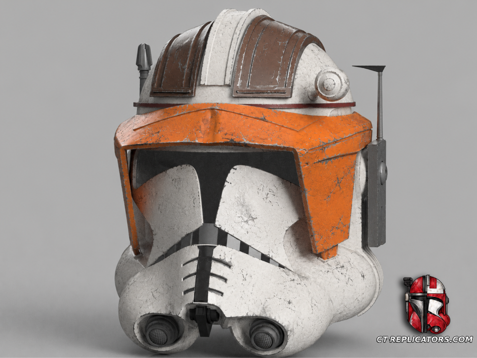 STL 3D Print Files Commander Cody Phase 2 Clone Trooper Helmet 1:1 ROTS Star Wars Cosplay Replica