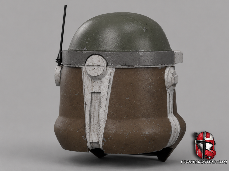 STL 3D Print Files AT-RT Driver Clone Trooper Helmet Phase 2 ROTS Star Wars 1:1 Replica Cosplay