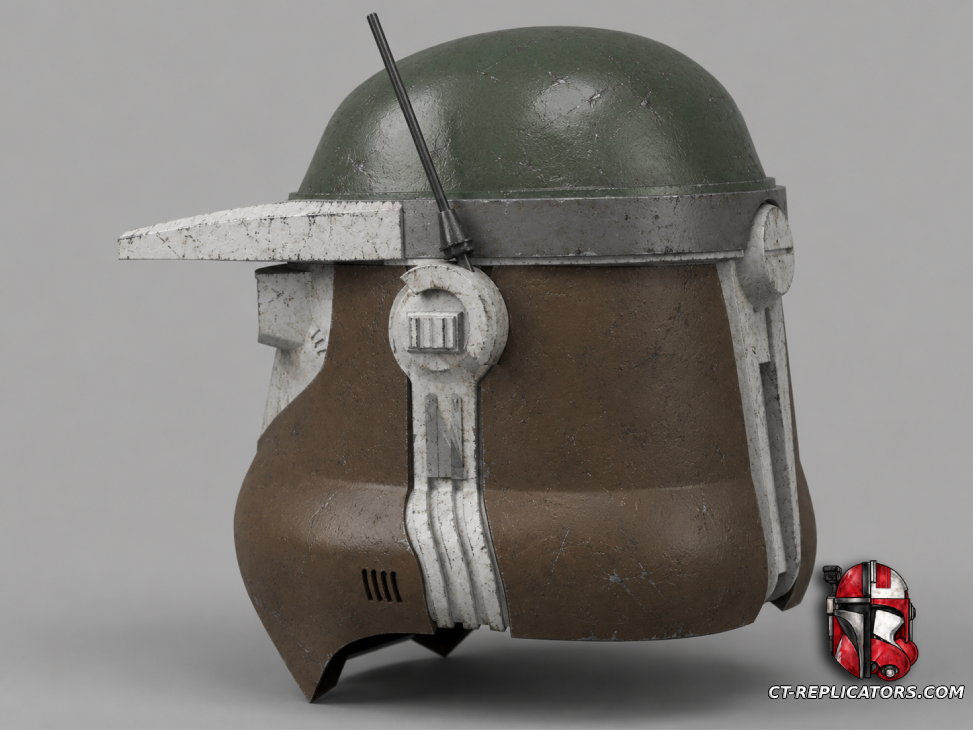 STL 3D Print Files AT-RT Driver Clone Trooper Helmet Phase 2 ROTS Star Wars 1:1 Replica Cosplay