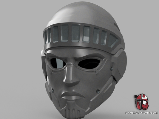 STL 3D Print Files Helldivers 2 - IE-12 Righteous Helmet DIY Kit Cosplay 1:1 scale