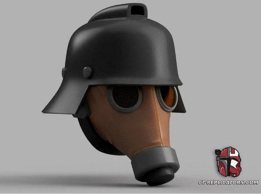 STL 3D Print Files Death Korps of Krieg Helmet Cosplay Replica 1:1 Warhammer 40k