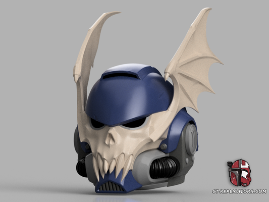 STL 3D Print Files Night Lord Heretic Primaris Helmet Space Marine MK X MK 10 Helmet Cosplay 1:1